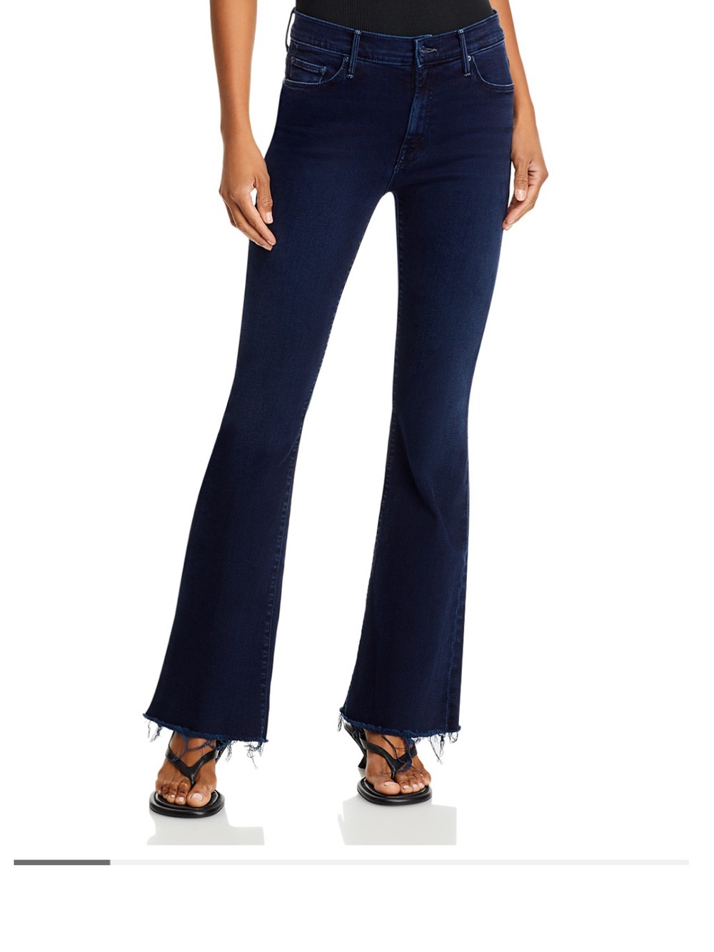MOTHER The Weekender Fray Jeans in Chip On My Shoulder, Size 26